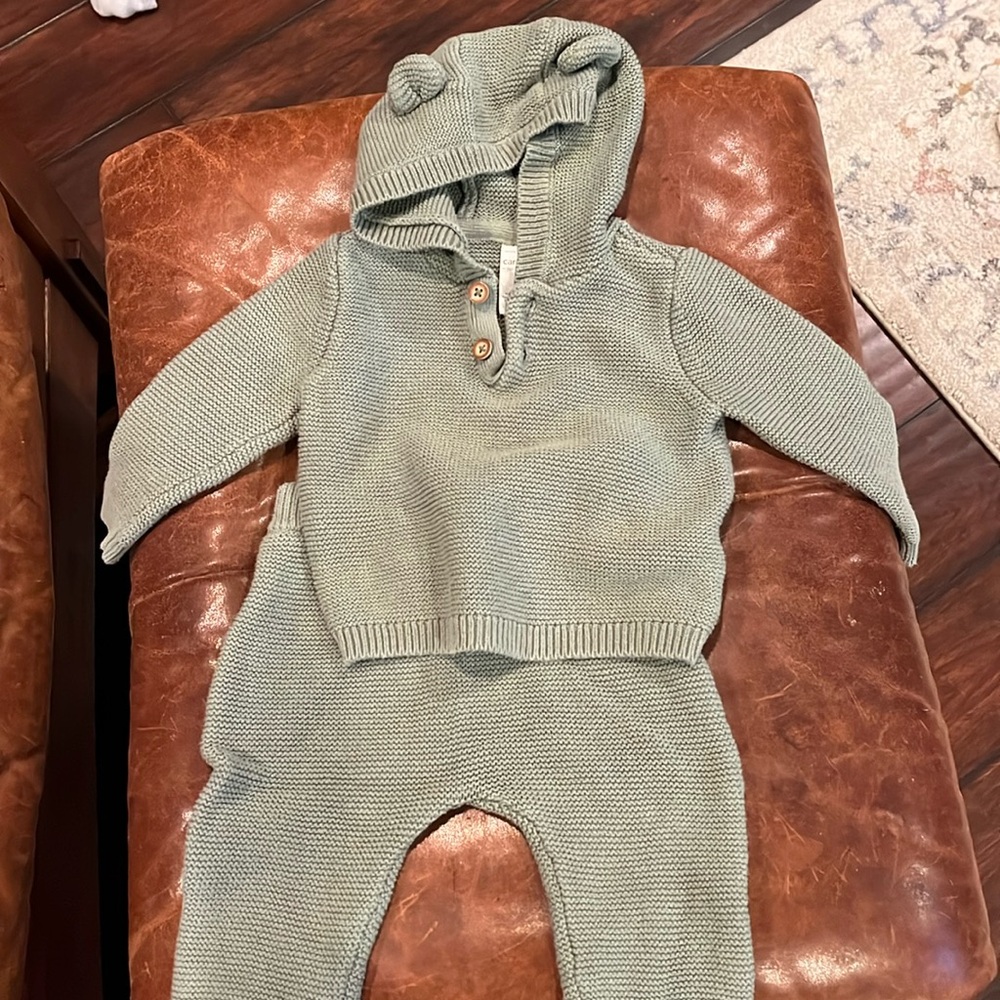 Carters 12 month sweater set